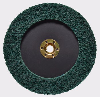 3M Scotch-Brite Clean & Strip XT Pro Extra Cut Óxido de aluminio Disco de Cambio Rápido - Accesorio 27 - Diámetro 4 1/2 pulg. - Agujero Central 7/8 pulg. - 21032