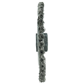 Weiler Roughneck 08806 Cepillo de rueda - Anudado - Circular trenzado Acero inoxidable cerda