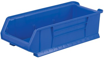 Imagen de Akro-mils Akrobin 200 lb Azul Polímero de grado industrial Apilado Contenedor de almacenamiento (Imagen principal del producto)