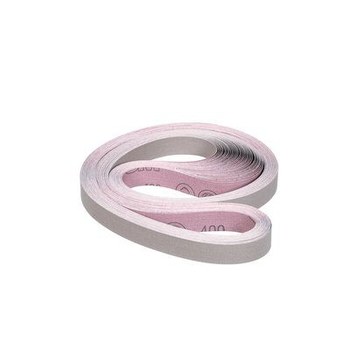 3M Banda de lija 39668 - 1 pulg. x 60 pulg. - Óxido de aluminio - 400 - Súper fino