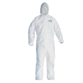 Imágen de Kimberly-Clark Kleenguard A40 Blanco 5XG Laminado de película microporosa Overoles desechables para trabajo y uso general (Imagen principal del producto)