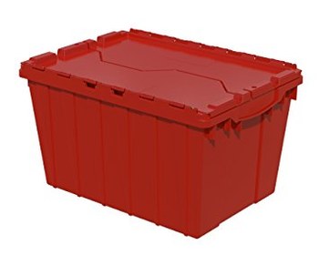 Imagen de Akro-mils 39120 RED Keepbox 12 gal 65 lb Rojo Polímero de grado industrial Contenedor de tapa adjunto (Imagen principal del producto)