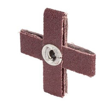 3M 27375 Almohadilla en cruz - Óxido de aluminio - 2 pulg. x 2 pulg. - 80 - Mediano