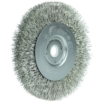 Weiler 00134 Cepillo de rueda - Rizado Acero cerda