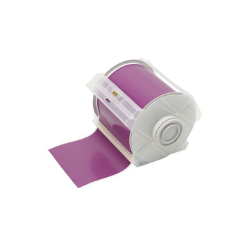 Imágen de Brady Morada Interior/exterior Poliéster Transferencia térmica 76632 Rollo de etiquetas para impresora de transferencia térmica continua (Imagen principal del producto)