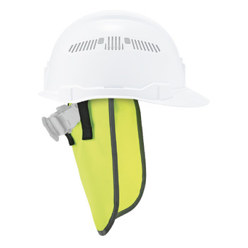 Ergodyne Glowear 8006 Lima de alta visibilidad Universal Poliéster Cubrenuca/Protector de cuello - Velcro - 720476-29063