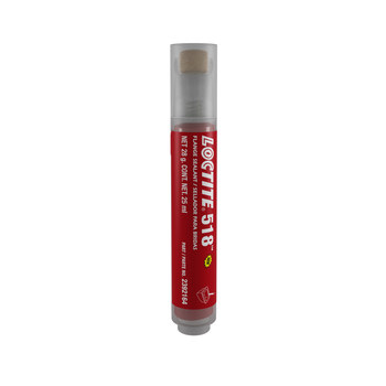 Loctite 518 Sellador anaeróbico de bridas Rojo Gel 25 ml (pluma) Bolígrafo - 01300 - Conocido anteriormente como Loctite eliminador de juntas 518 Sellador de brida