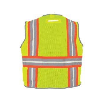 Global Glove Frogwear GLO-077 Chalecos de alta visibilidad GLO-077 - tamaño LG - Plástico - Amarillo/verde - ANSI clase 2 - glo-077 lg