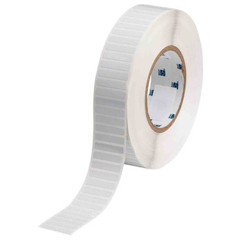 Brady UltraTemp THT-43-718-10 Rollo de etiquetas troqueladas para impresoras - 1.25 pulg. x 0.25 pulg. - Poliimida - Blanco - B-718