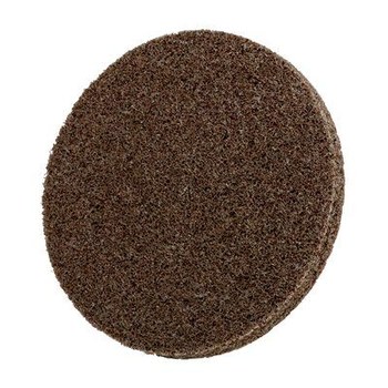 3M Scotch-Brite Unificado Óxido de aluminio Mediano Rueda de desbaste - Fina grado - Accesorio Eje - Diámetro 1 pulg. - Agujero Central 1/8 pulg. - Grosor 1/8 pulg. - 92813