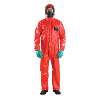 Ansell Microchem AlphaTec 68-CFR Overol resistente al fuego RD96-T-92-111-08 - tamaño 4XG - Rojo - 06072
