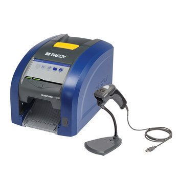 Imágen de Brady i5300 y CR1500 Transferencia térmica 176713 Kit de impresora de sobremesa y escáner de códigos de barras (Imagen principal del producto)