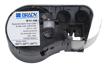 Imágen de Brady Transferencia térmica M-91-498 Cartucho de etiquetas para impresora de transferencia térmica continua (Imagen principal del producto)