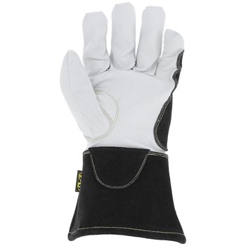 Mechanix Wear TAA Pulse Blanco Mediano Cuero Guantes para soldadura - 781513-65945