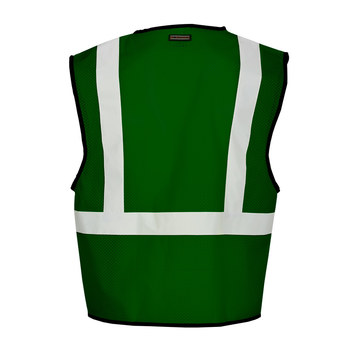 ML Kishigo B123 Camisa de alta visibilidad B123 L/XL - Grande/XG - Malla 100% Poliéster - Verde - mlk b123 l/xl
