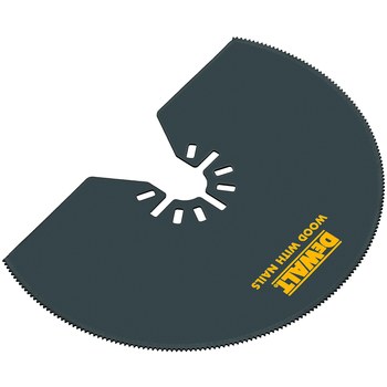 Imágen de Cuchilla semicircular oscilante Universal Fitments DWA4210 de Acero de alta velocidad por de DEWALT (Imagen principal del producto)