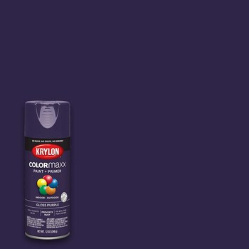 Krylon COLORmaxx Pintura en aerosol - Brillo Morada - 16 oz - 05533
