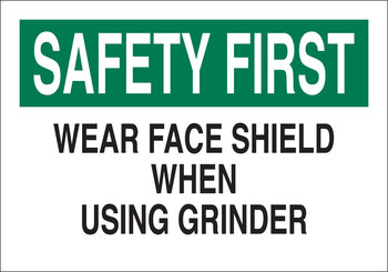 Imágen de Brady B-401 Poliesterino de alto impacto Rectángulo Blanco Inglés Cartel de seguridad del equipo 25581 (Imagen principal del producto)