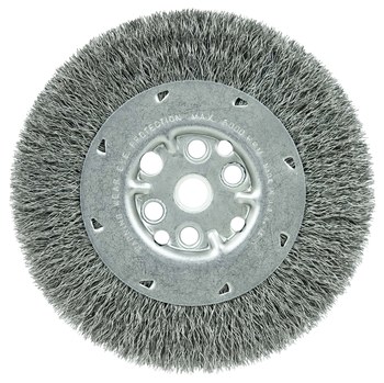 Weiler 01504 Cepillo de rueda - Rizado Acero cerda