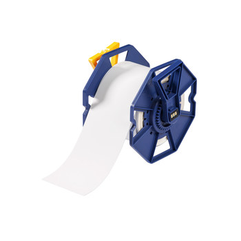 Brady BradyJet JC-3250-2551 Cintas continuas - 4 pulg. x 150 pies - Poliéster - Blanco - B-2551