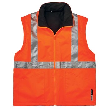 Ergodyne Glowear 8385 Chaqueta para condiciones frías 24378 - tamaño 4XG - Naranja de alta visibilidad