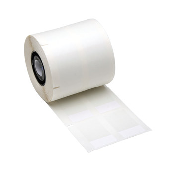 Imágen de Brady Blanco Autoextinguible, Autolaminados Vinilo Transferencia térmica 52153 Rollo de etiquetas para impresora de transferencia térmica troquelado (Imagen principal del producto)