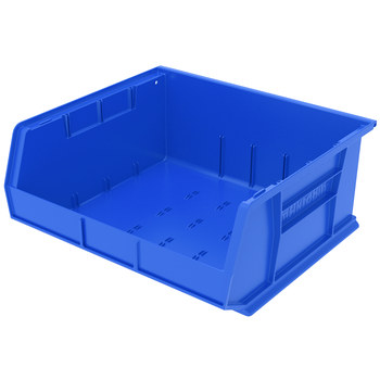 Imagen de Akro-mils Akrobin 75 lb Azul Polímero de grado industrial Colgado/Apilado Contenedor de almacenamiento (Imagen principal del producto)