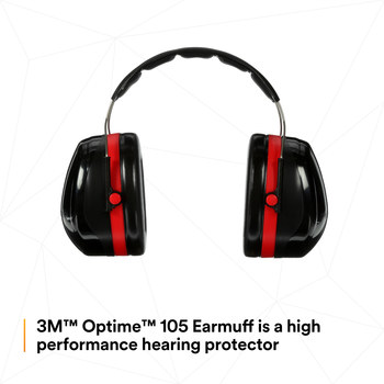 3M Peltor Optime Protective Earmuffs 08101