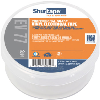 Shurtape Gris Cinta eléctrica - 3/4 pulg. Anchura x 66 pies Longitud - 7.0 mil Espesor - shurtape 104817