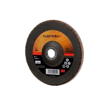 3M Cubitron II - Óxido de aluminio cerámico - 7 pulg. - 60+ - Mediano - 55642