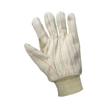 Global Glove C18D Blanco Grande Algodón Guantes de trabajo - c18dp mens