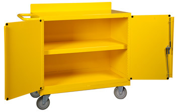 Imágen de Brady Amarillo Acero Carrito de almacenamiento para absorbentes (Imagen principal del producto)