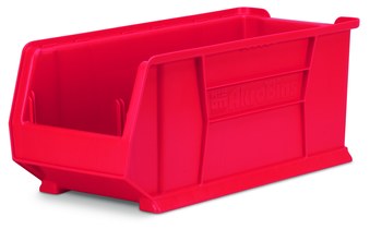 Imagen de Akro-mils Akrobin 300 lb Rojo Polímero de grado industrial Apilado Contenedor de almacenamiento (Imagen principal del producto)