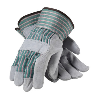 Imágen de PIP 83-6563 Gris/Verde/Rosa Extrapequeño Cuero Dividir Cuero vacuno Cuero Guantes de trabajo (Imagen principal del producto)