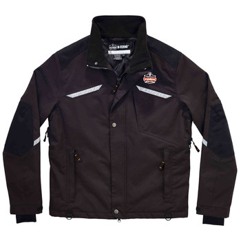 Ergodyne N-Ferno 6466 Chaqueta para condiciones frías 41114 - tamaño Grande - Nailon - Negro