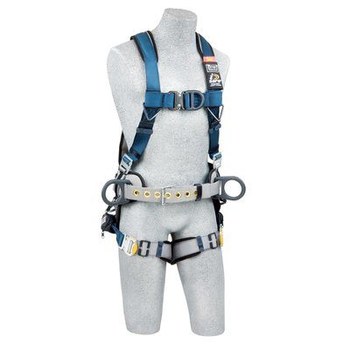 DBI-SALA ExoFit Viento y torre Arnés para el cuerpo 1102387 - tamaño Grande - Azul - 16463