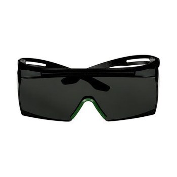 3M SecureFit 3700 SF3730AS-BLK Ajuste Alternativo Policarbonato Gafas de seguridad OTG (sobre el vidrio) lente Gris - 051131-27915