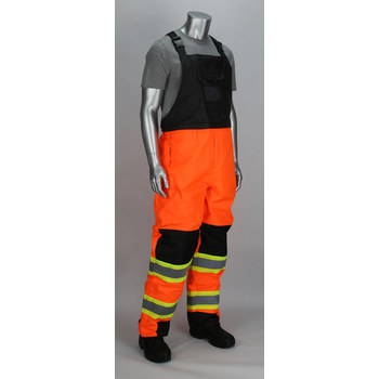 Imágen de PIP PIP® Clase E Ripstop Aislado Dos Tonos Overoles con pechera Naranja de alta vis. Grande Poliéster Insulated Bib Overall (Imagen principal del producto)