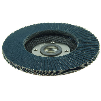 Weiler Wolverine Tipo 27 - Zirconia - 4 1/2 pulg. - 80 - Mediano - 31410