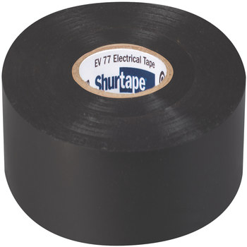 Shurtape Negro Cinta eléctrica - 3/4 pulg. Anchura x 66 pies Longitud - 7.0 mil Espesor - shurtape 104706