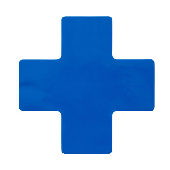 Brady ToughStripe Max 170013 Etiqueta de marca de esquina - 3 pulg. x 8 pulg. - Vinilo - Azul - B-543