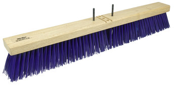 Weiler Pro-Flex 446 Cabezal de escoba a presión - 24 pulg. - Polipropileno - Azul - 44606