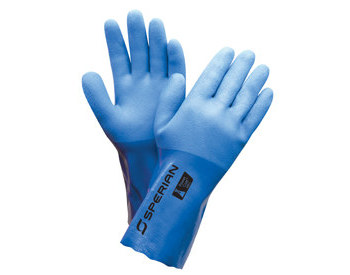 Imágen de Sperian Powercoat KV660 Azul Grande PVC Guantes resistentes a productos químicos (Imagen principal del producto)