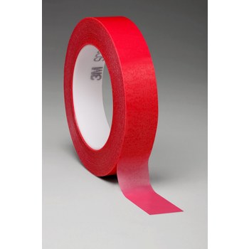 3M 1280 Rojo Cinta para placa de circuito - 3 pulg. Anchura x 72 yd Longitud - 37713