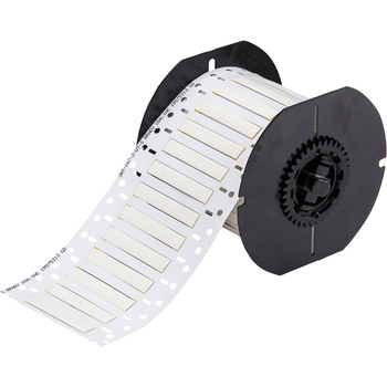 Brady PermaSleeve B33D-187-2-344 Funda de impresora troquelada - 2 pulg. x 0.335 pulg. - Blanco - B-344