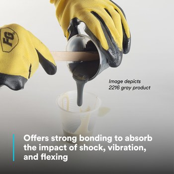3M Scotch-Weld 2216 Translúcido Adhesivo epoxi - Base y acelerador (B/A) - 2 fl oz Kit - 20851