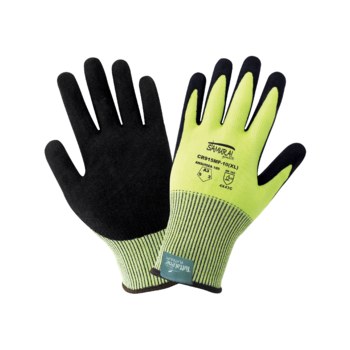 Global Glove Samurai Glove CR915MF Amarillo de alta vis. Grande Tuffalene Guantes resistentes a cortes - 816679-01391