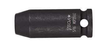 Vega Tools MSP20582 5/8 pulg. Largo Toma De Impacto - Acero S2 Modificado - accionamiento 3/8 pulg. Cuadrado - D - Redondeado - 2.5 pulg. Longitud - 01751