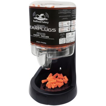 Imágen de Global Glove Bullhead Safety Naranja Espuma de poliuretano Desechable Bala Dispensador de auriculares (Imagen principal del producto)