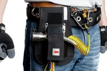 DBI-SALA Fall Protection for Tools Hook2Quick Amarre de herramienta 1500065 - 3 a 62 in - Bobina de acero recubierta de vinilo - Amarillo y negro - 93098
